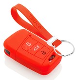 TBU car TBU car Sleutel cover compatibel met VW - Silicone sleutelhoesje - beschermhoesje autosleutel - Rood