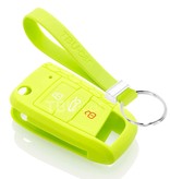 TBU car TBU car Sleutel cover compatibel met VW - Silicone sleutelhoesje - beschermhoesje autosleutel - Lime groen