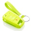 Capa para chave do carro compatível com VW - Capa Protetora de Chave Remota de Silicone - Tampa Remota FOB - Verde lima