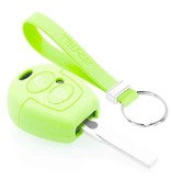 TBU car TBU car Car key cover compatible with Seat - Silicone Protective Remote Key Shell - FOB Case Cover - Glow in the Dark