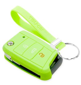 TBU car Skoda Funda Carcasa llave - Brillante en la oscuridad