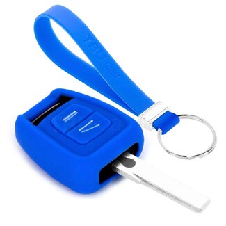 TBU car® Vauxhall Capa Silicone Chave - Azul