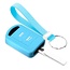 Car key cover compatible with Vauxhall - Silicone Protective Remote Key Shell - FOB Case Cover - Light Blue
