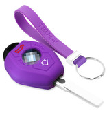 TBU car BMW Capa Silicone Chave do carro - Capa protetora - Tampa remota FOB - Roxo