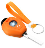 TBU car BMW Capa Silicone Chave do carro - Capa protetora - Tampa remota FOB - Laranja