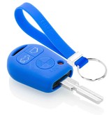 TBU car TBU car Funda Carcasa llave compatible con BMW - Funda de Silicona - Cover de Llave Coche - Azul