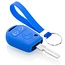 Capa para chave do carro compatível com BMW - Capa Protetora de Chave Remota de Silicone - Tampa Remota FOB - Azul