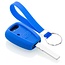 Capa para chave do carro compatível com Fiat - Capa Protetora de Chave Remota de Silicone - Tampa Remota FOB - Azul