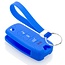 Capa para chave do carro compatível com Jeep - Capa Protetora de Chave Remota de Silicone - Tampa Remota FOB - Azul