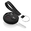 Capa para chave do carro compatível com Smart - Capa Protetora de Chave Remota de Silicone - Tampa Remota FOB - Preto