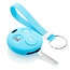 Capa para chave do carro compatível com Smart - Capa Protetora de Chave Remota de Silicone - Tampa Remota FOB - Azul claro