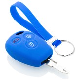 TBU car TBU car Housse de Protection clé compatible avec Smart - Coque Cover Housse étui en Silicone - Bleu