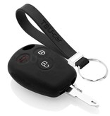 TBU car TBU car Car key cover compatible with Smart - Silicone Protective Remote Key Shell - FOB Case Cover - Black