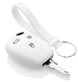 TBU car TBU car Cover chiavi auto compatibile con Smart - Copertura protettiva - Custodia Protettiva in Silicone - Bianco