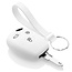 Funda Carcasa llave compatible con Smart - Funda de Silicona - Cover de Llave Coche - Blanco