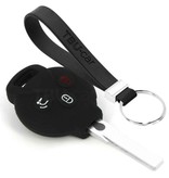TBU car TBU car Cover chiavi auto compatibile con Smart - Copertura protettiva - Custodia Protettiva in Silicone - Nero