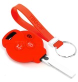 TBU car Smart Capa Silicone Chave do carro - Capa protetora - Tampa remota FOB - Vermelho