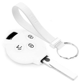 TBU car Smart Funda Carcasa llave - Blanco