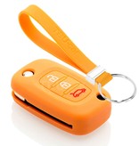 TBU car Smart Capa Silicone Chave do carro - Capa protetora - Tampa remota FOB - Laranja