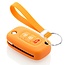 Funda Carcasa llave compatible con Smart - Funda de Silicona - Cover de Llave Coche - Naranja