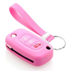 TBU car Smart Capa Silicone Chave - Rosa