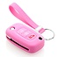 Capa para chave do carro compatível com Smart - Capa Protetora de Chave Remota de Silicone - Tampa Remota FOB - Rosa