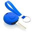 Capa para chave do carro compatível com Smart - Capa Protetora de Chave Remota de Silicone - Tampa Remota FOB - Azul