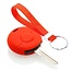 Funda Carcasa llave compatible con Smart - Funda de Silicona - Cover de Llave Coche - Rojo