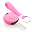 Capa para chave do carro compatível com Smart - Capa Protetora de Chave Remota de Silicone - Tampa Remota FOB - Rosa