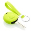 Capa para chave do carro compatível com Smart - Capa Protetora de Chave Remota de Silicone - Tampa Remota FOB - Verde lima