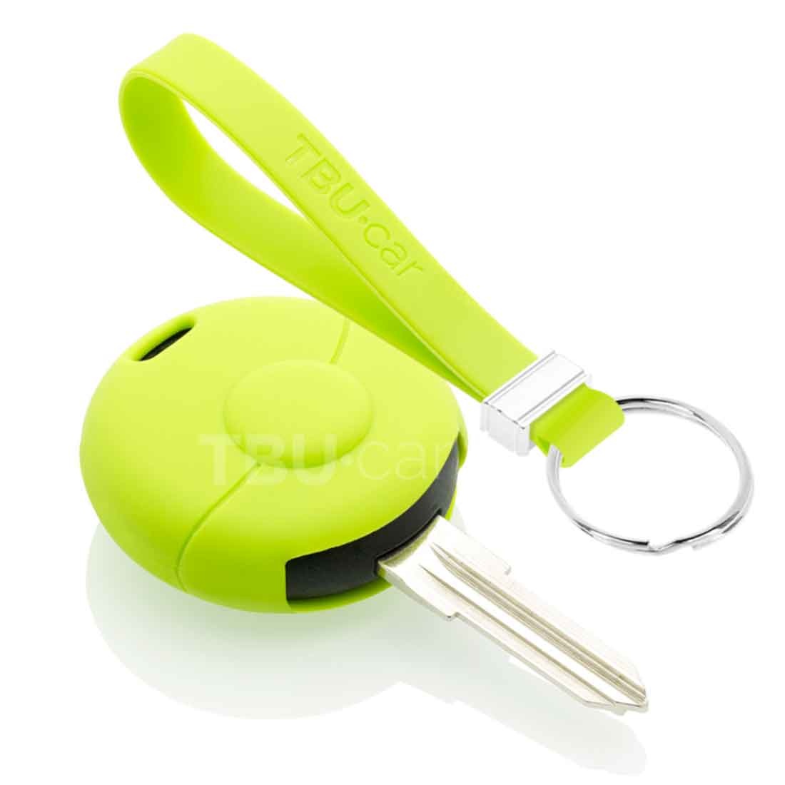 TBU car Smart Capa Silicone Chave do carro - Capa protetora - Tampa remota FOB - Verde lima