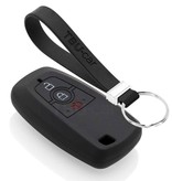 TBU car Ford Capa Silicone Chave do carro - Capa protetora - Tampa remota FOB - Preto