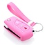 Sleutel cover compatibel met Toyota - Silicone sleutelhoesje - beschermhoesje autosleutel - Roze