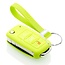 Capa para chave do carro compatível com VW - Capa Protetora de Chave Remota de Silicone - Tampa Remota FOB - Verde lima
