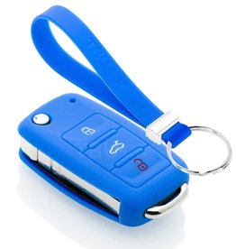 Funda Rígida Llave Mando Azul para Audi A3 (8V) Carcasa Protectora en Abs  Térmico