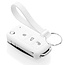 Capa para chave do carro compatível com Seat - Capa Protetora de Chave Remota de Silicone - Tampa Remota FOB - Branco
