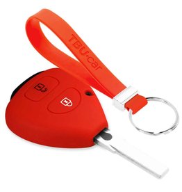 TBU car Toyota Capa Silicone Chave - Vermelho