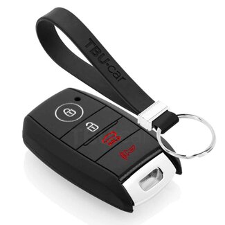TBU car® Hyundai Capa Silicone Chave - Preto