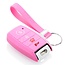 Capa para chave do carro compatível com Hyundai - Capa Protetora de Chave Remota de Silicone - Tampa Remota FOB - Rosa