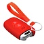 Capa para chave do carro compatível com Hyundai - Capa Protetora de Chave Remota de Silicone - Tampa Remota FOB - Vermelho