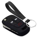 TBU car TBU car Funda Carcasa llave compatible con Opel - Funda de Silicona - Cover de Llave Coche - Negro