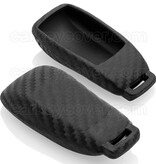 TBU car TBU car Cover chiavi auto compatibile con Mercedes - Copertura protettiva - Custodia Protettiva in Silicone - Carbon