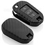 Capa para chave do carro compatível com Peugeot - Capa Protetora de Chave Remota de Silicone - Tampa Remota FOB - Carbono