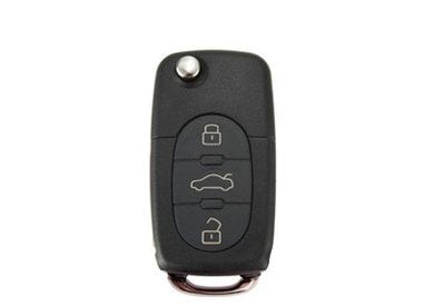 Accessoire clé de Voiture Audi,Coque pour Clef clé Audi Pliable 3