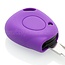 Capa para chave do carro compatível com Renault - Capa Protetora de Chave Remota de Silicone - Tampa Remota FOB - Roxo