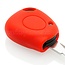 Housse de Protection clé compatible avec Renault - Coque Cover Housse étui en Silicone - Rouge
