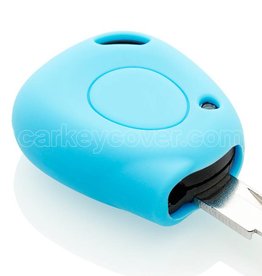 TBU car Car key Cover for Renault - Light Blue