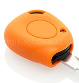 TBU car TBU car Housse de Protection clé compatible avec Renault - Coque Cover Housse étui en Silicone - Orange