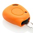 Capa para chave do carro compatível com Renault - Capa Protetora de Chave Remota de Silicone - Tampa Remota FOB - Laranja
