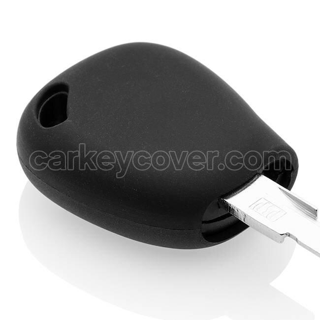 Capa para chave do carro compatível com Renault - Capa Protetora de Chave Remota de Silicone - Tampa Remota FOB - Preto